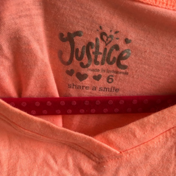 JUSTICE |“I Don’t Sweat, I Glow” Tee - Picture 3 of 3